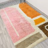 Handmade pure wool rug, size 150 x 250 cm