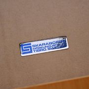 Vintage Scandinavian birch table by Skaraborgs