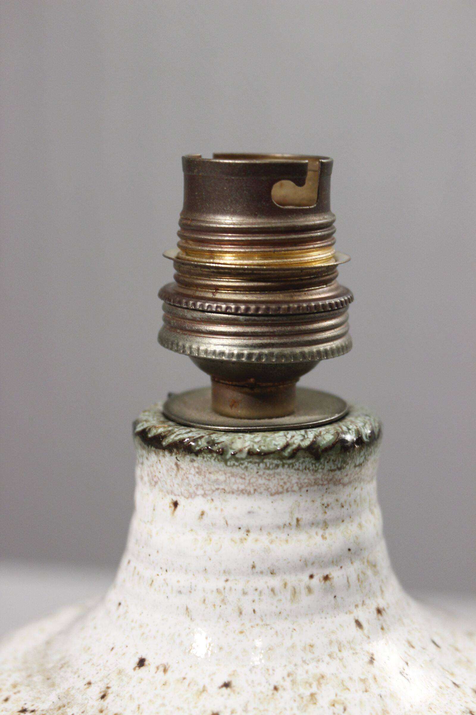 Marcel Giraud in Vallauris large stamped decorative lamp base 1960s