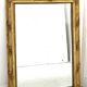 Louis XVI style mirror in wood and gilded stucco, 19th century