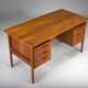Danish Teak Boomerang Desk by Imha Mobelfabrik, 1970s