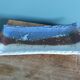 Brutalist ceramic pen holder, signed