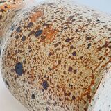 Vintage pyrite stoneware vase