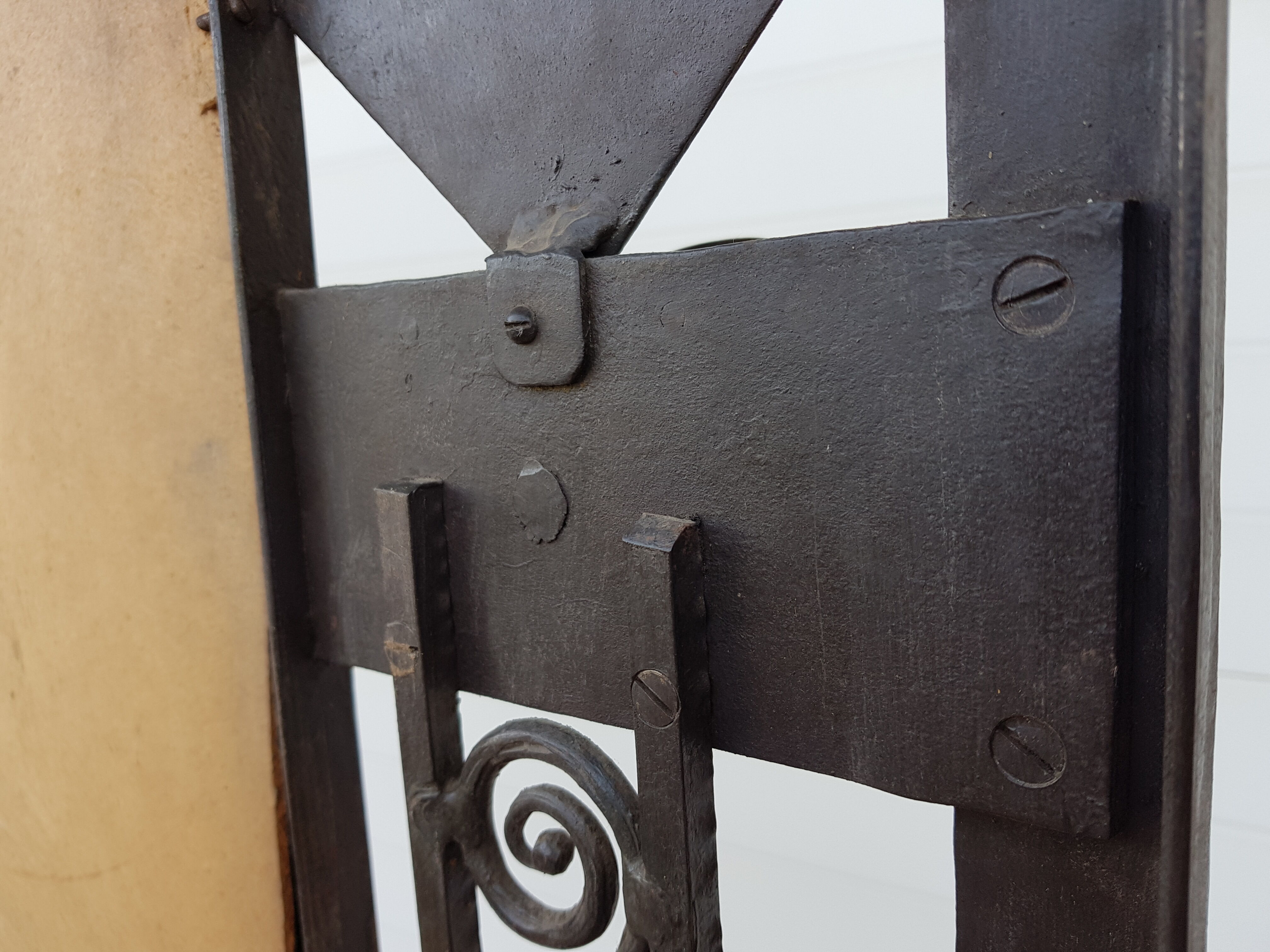Iron iron wall coat rack 1930