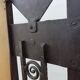 Iron iron wall coat rack 1930