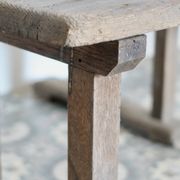 Pair of old wooden church benches – rustic chapel benches