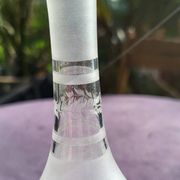 19th century muslin glass carafe
