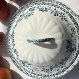 Iron Earth tureen model Guadeloupe Debray gray blue