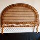Vintage rattan headboard