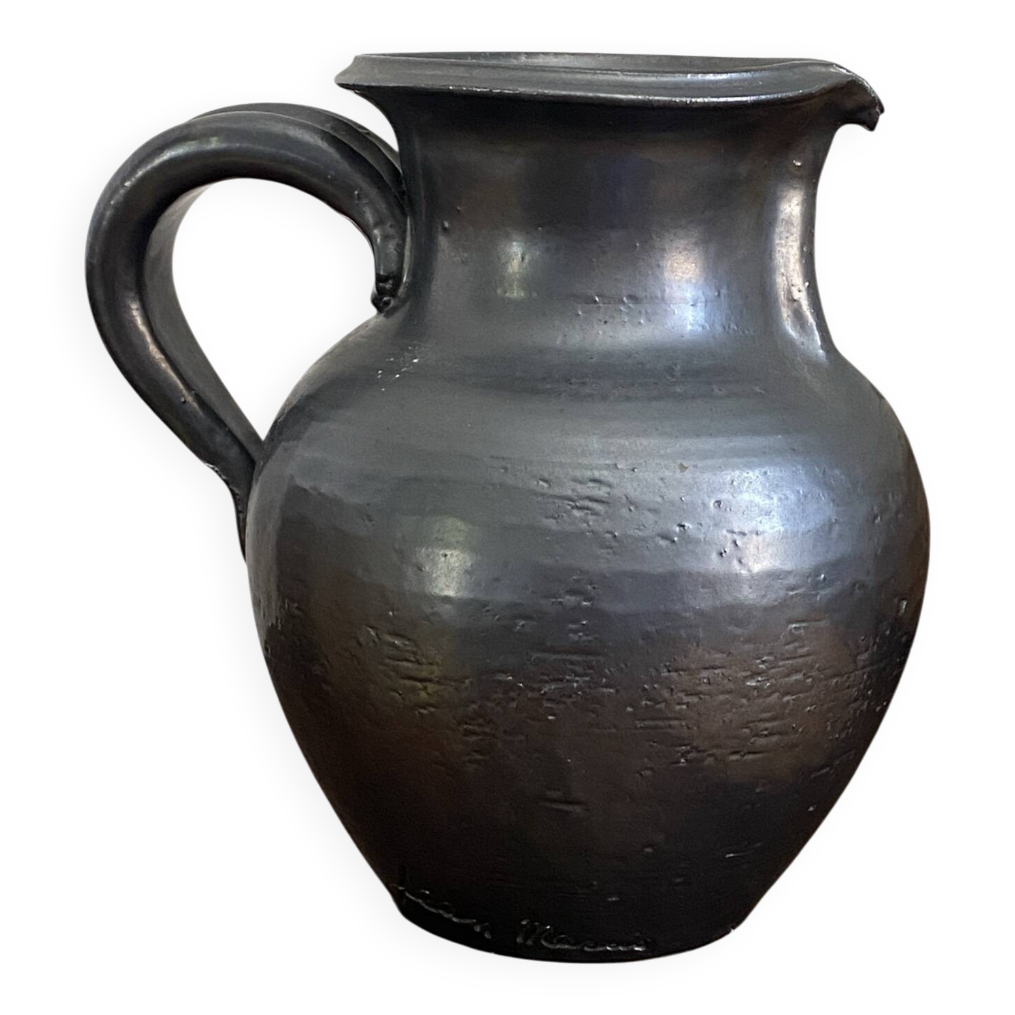 Large ceramic pitcher, Jean Marais