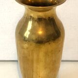 Antique gilded brass vase