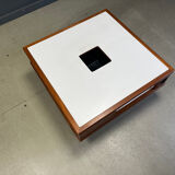 Space age wooden bar coffee table, 1960s