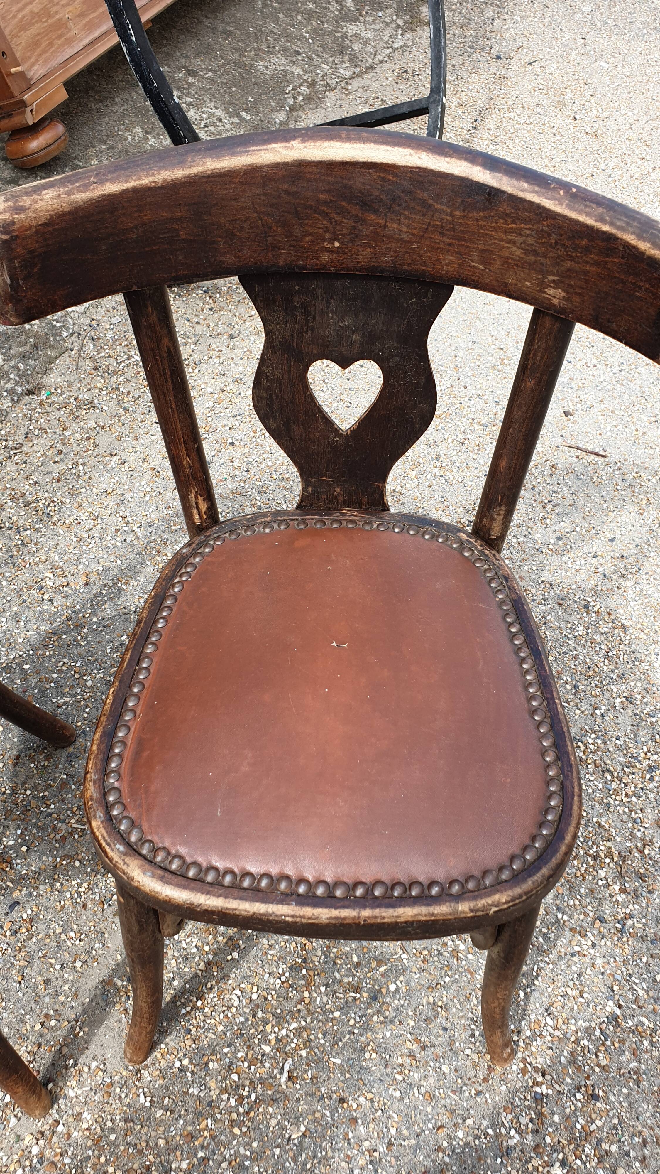 Pair of fischel bistro chairs