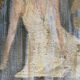 Painting signed oil on canvas with gold leaf finish “The Bride”