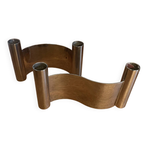 bougeoirs en métal,