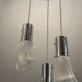 Mid-century murano glass pendant lights, 1970s, set of 2