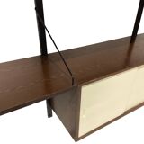 Vintage Poul Cadovius Royal System Wall system Wenge