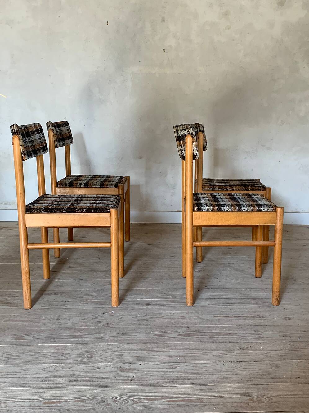 Vintage Baumann Scandinavian style chairs