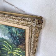 Framed oil painting "forest"