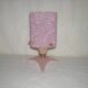 1960s crushed tripod bedside lamp