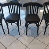 Set of 4 vintage bistro chairs from the 1970s