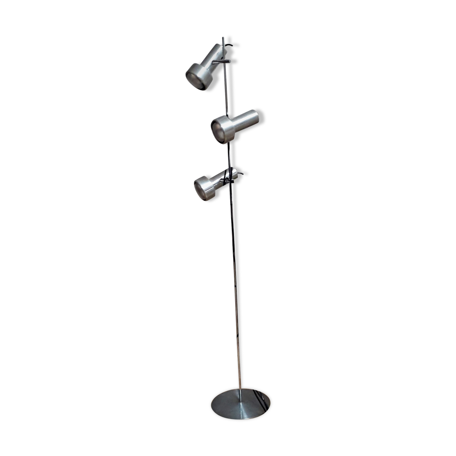 Floor lamp in aluminium brushed 1970