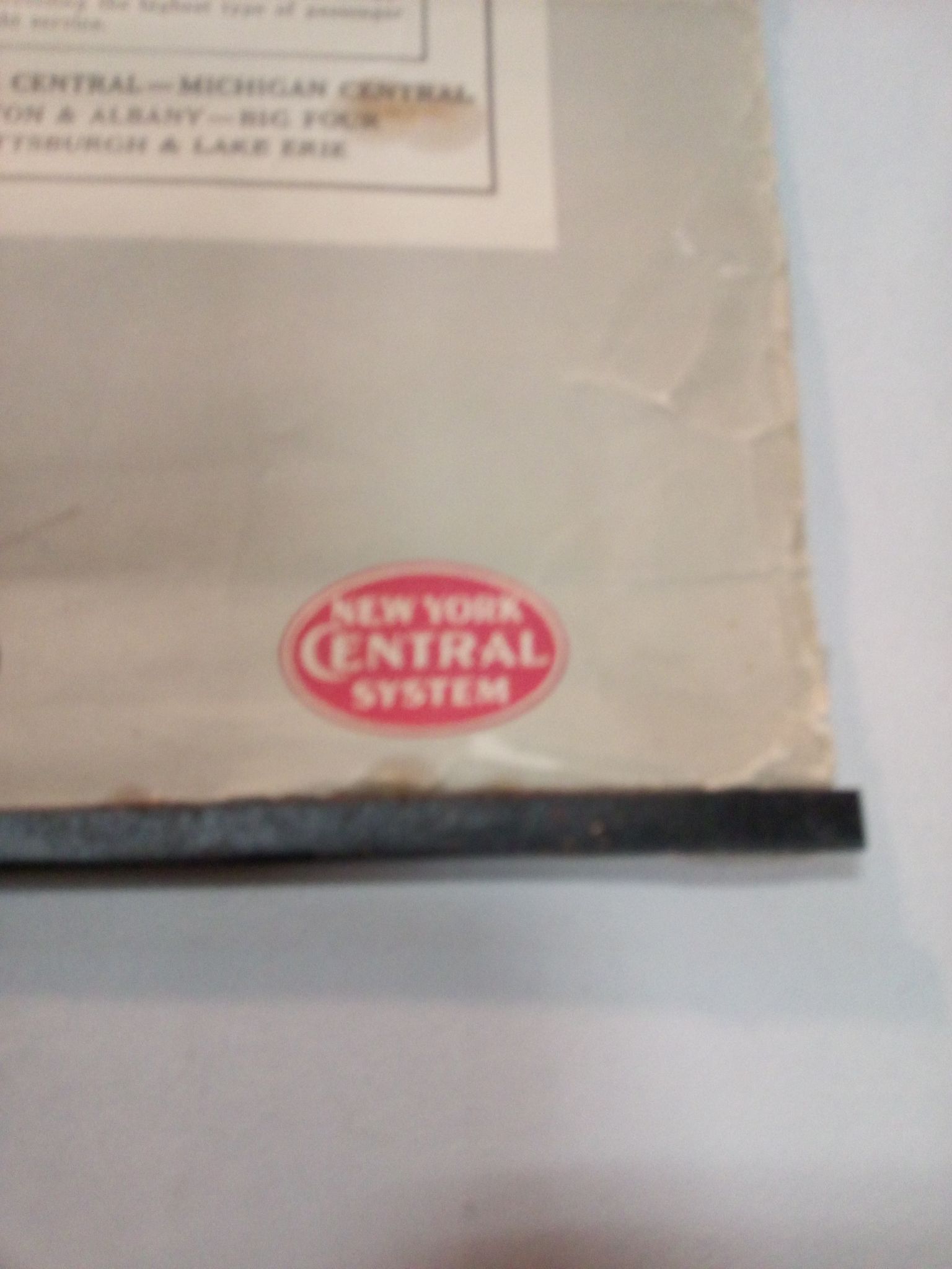 New York Central Train poster Leslie ragan system
