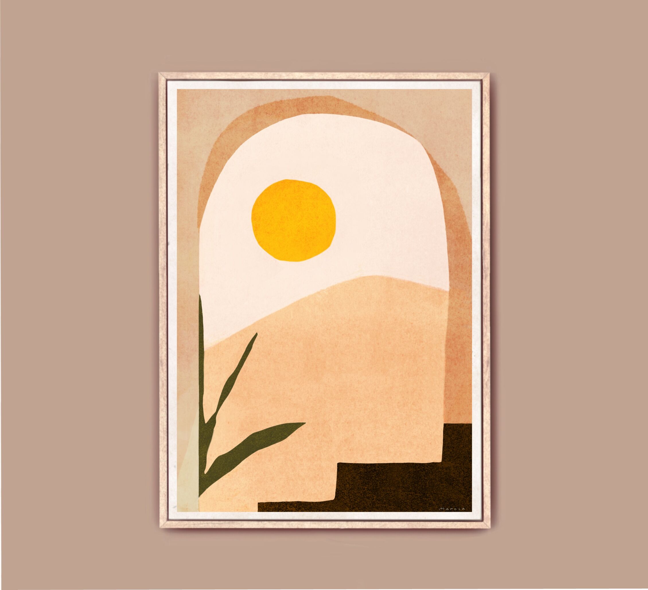 Artwork “Desert Sunset” A2