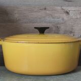 Le Creuset Yellow Oval Casserole