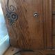 Commode plateau marbre beige  style art deco