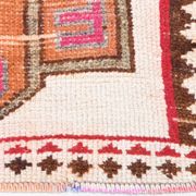 Red & Brown Oriental Persian Runner Rug, 84x334Cm