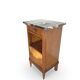 Tables de chevet italiennes en placage d'acajou avec de splendides