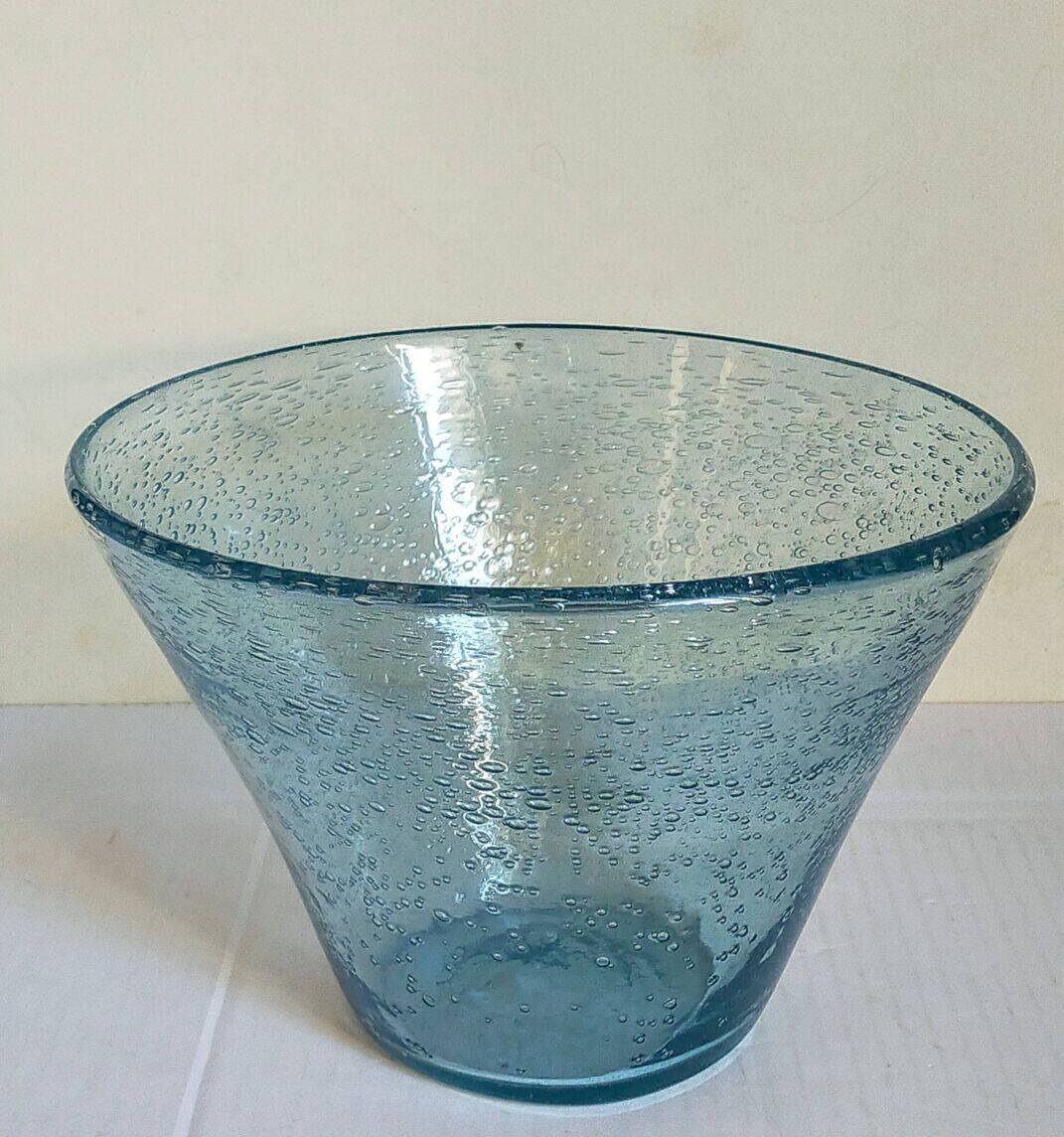 Saladier en verre soufflé