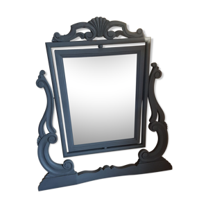 Miroir en bois patiné