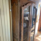 Late 19th century glass-fronted bookcase