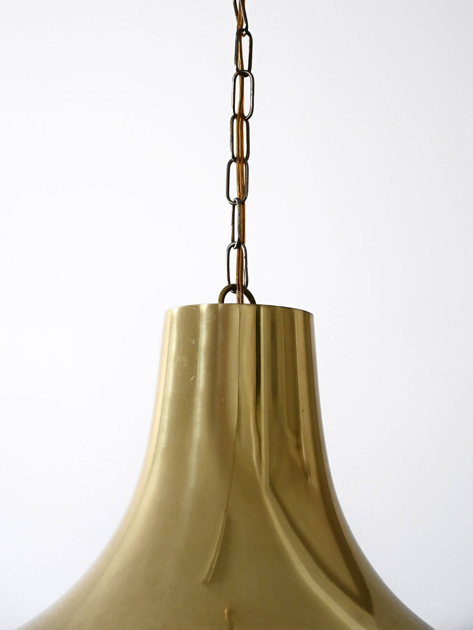 1960s/70s Scandinavian Brass Pendant Lamp