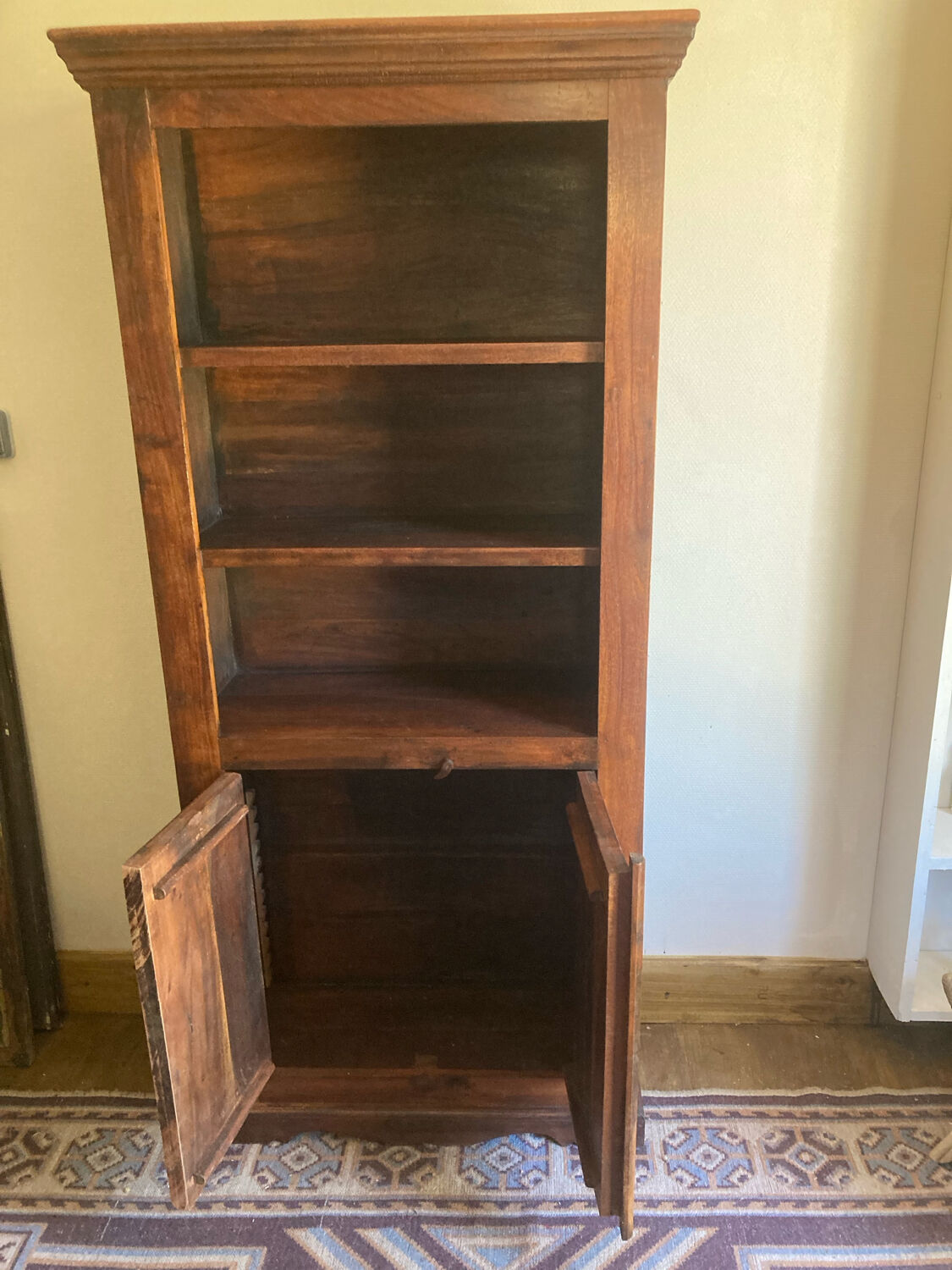 Teak bookshelf