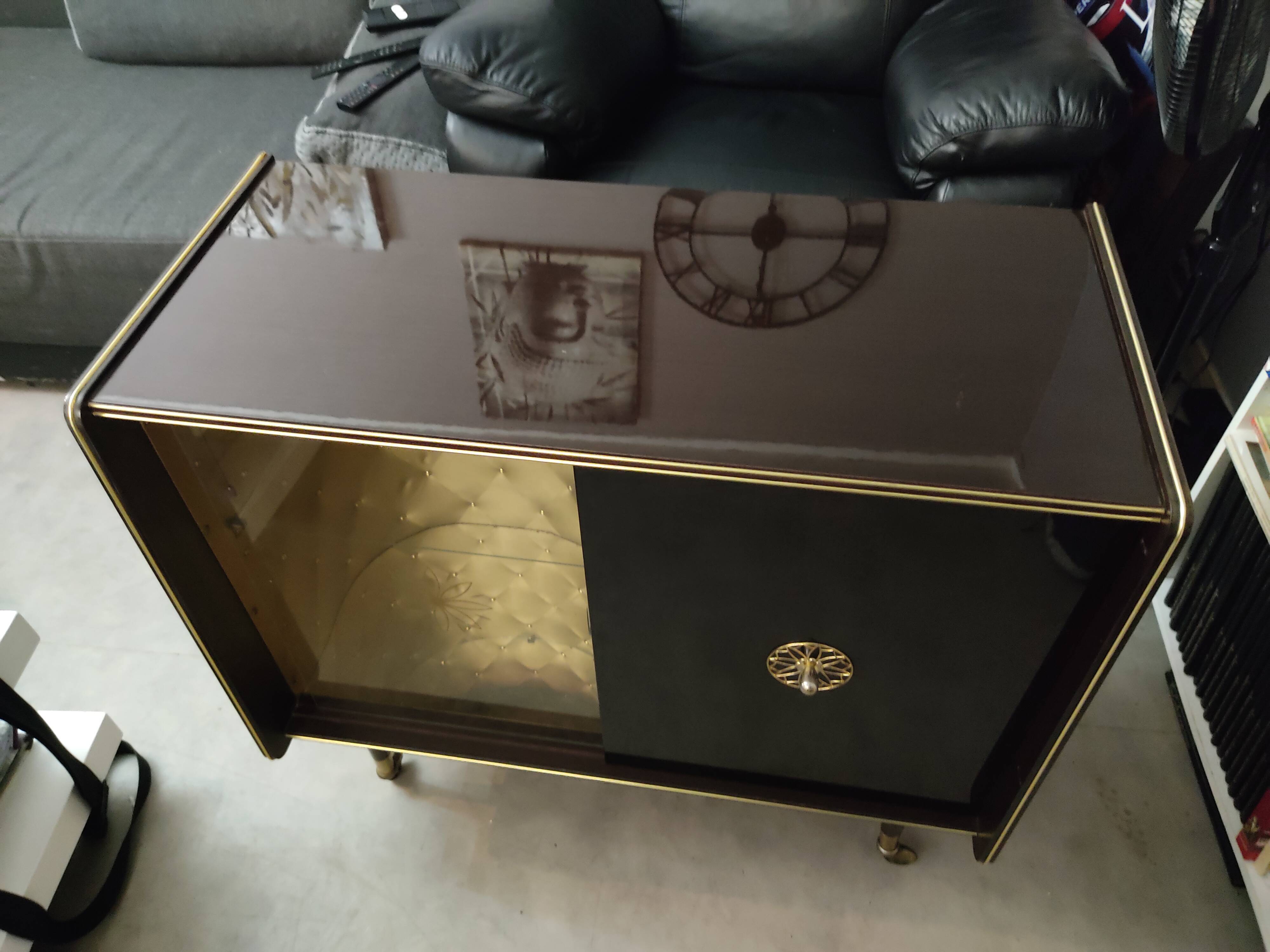 Vintage bar furniture 1950 on wheels