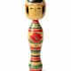 Vintage Japanese Kokeshi doll Naruko signed - Antique turned wood figurine craftsmanship Japan - Collectible item from the Showa period (1926–1989)