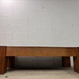 Sturdy wooden vintage coffee table