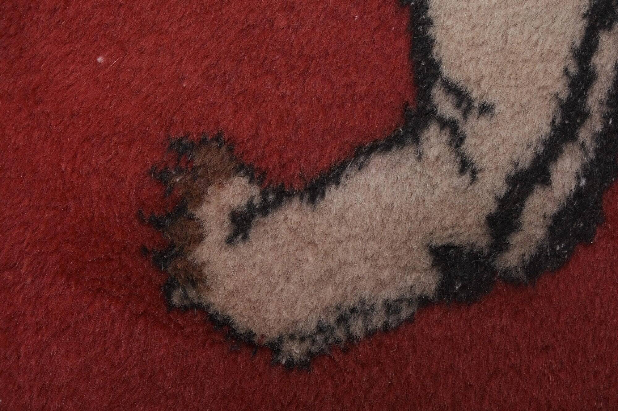 Vintage handmade Turkish rug 75x138 cm