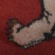 Vintage handmade Turkish rug 75x138 cm