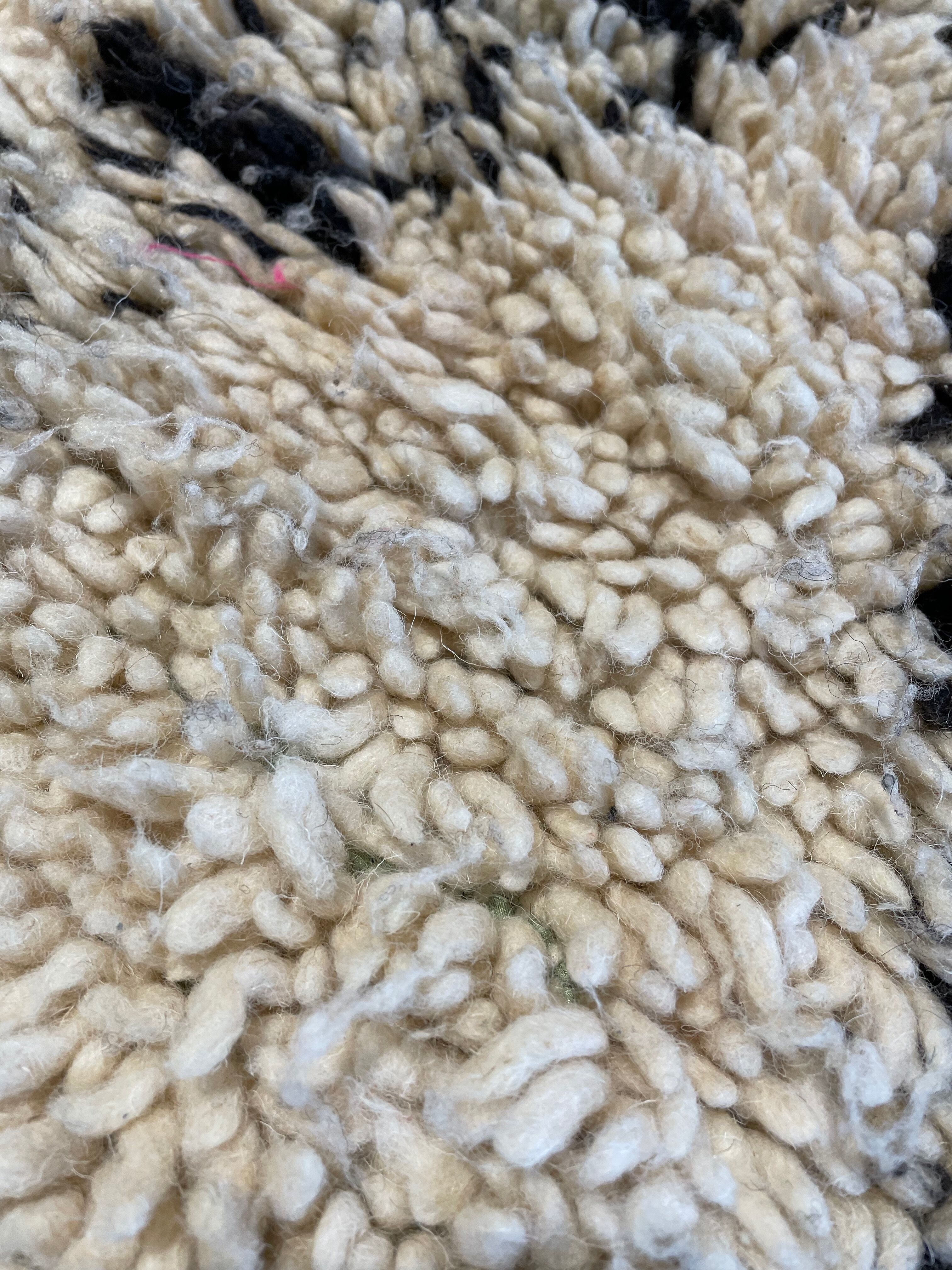 Moroccan berber carpet Beni Ouarain 100x225 cm