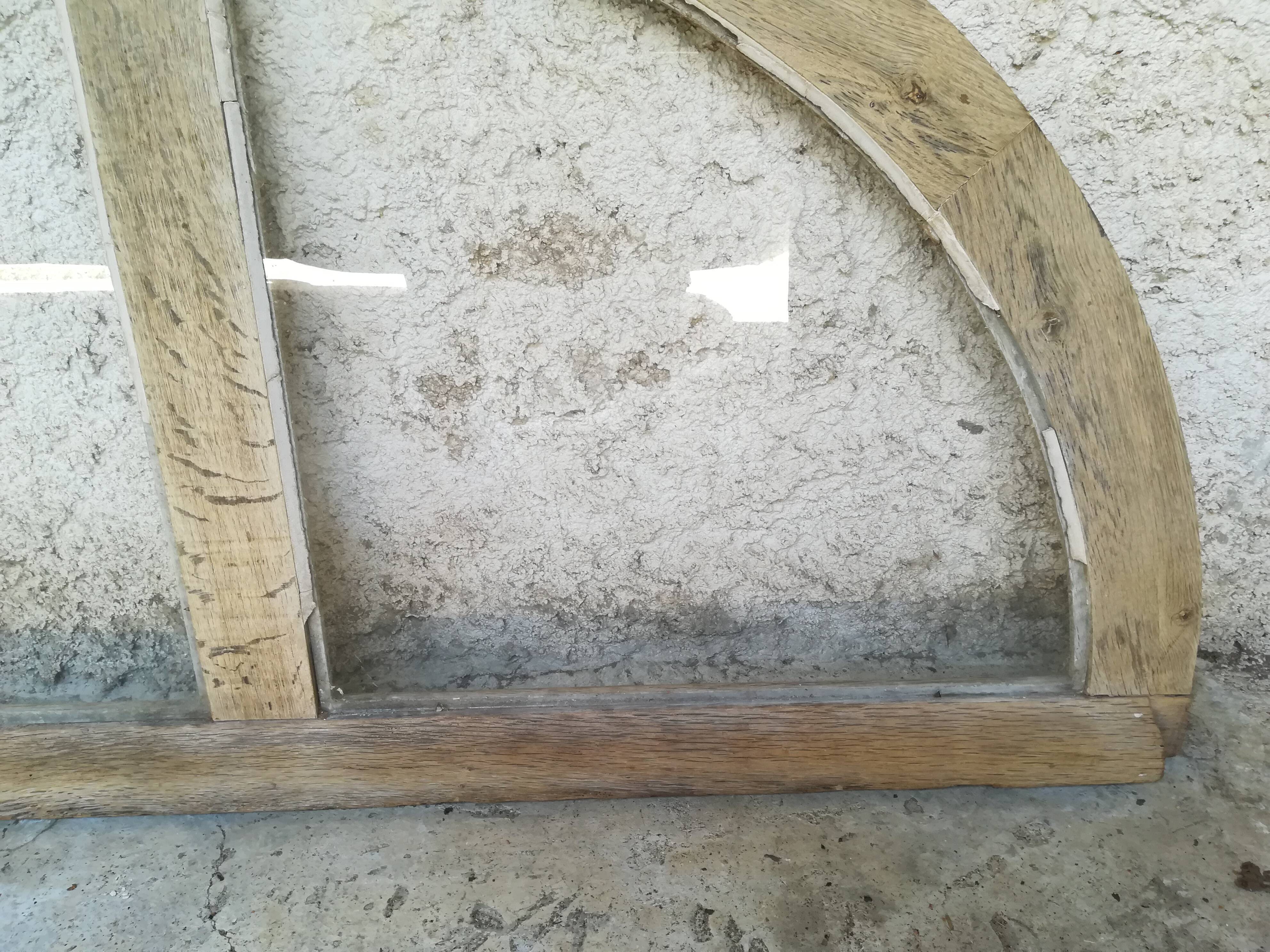 Oak front door impost