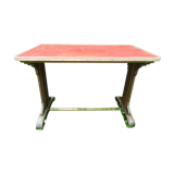 Authentic bistro table year 1950 completely renovated