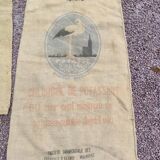 Set of 10 Potasse d'Alsace jute bags