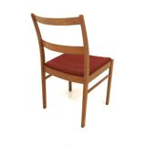 Set de 4 chaises de table en chêne, Bodafors ,Suède, 1960