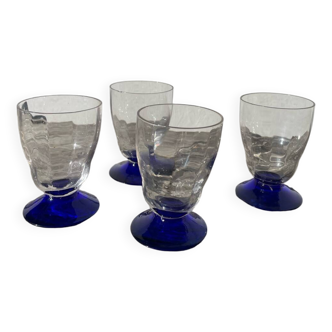 Tasses à moka transparentes Murano