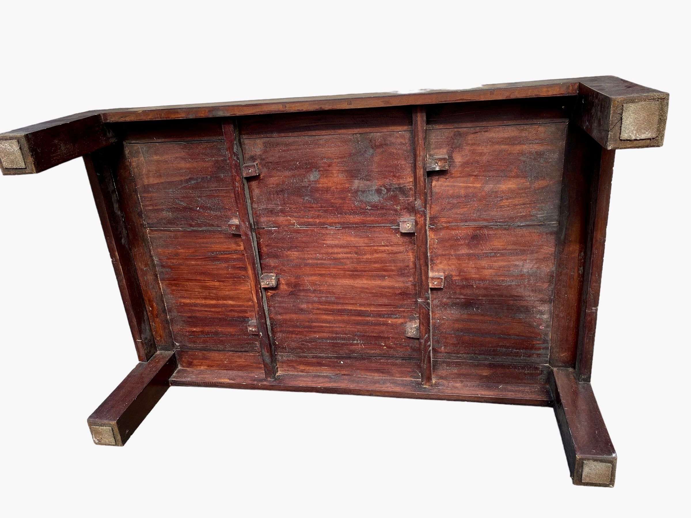 Solid teak coffee table