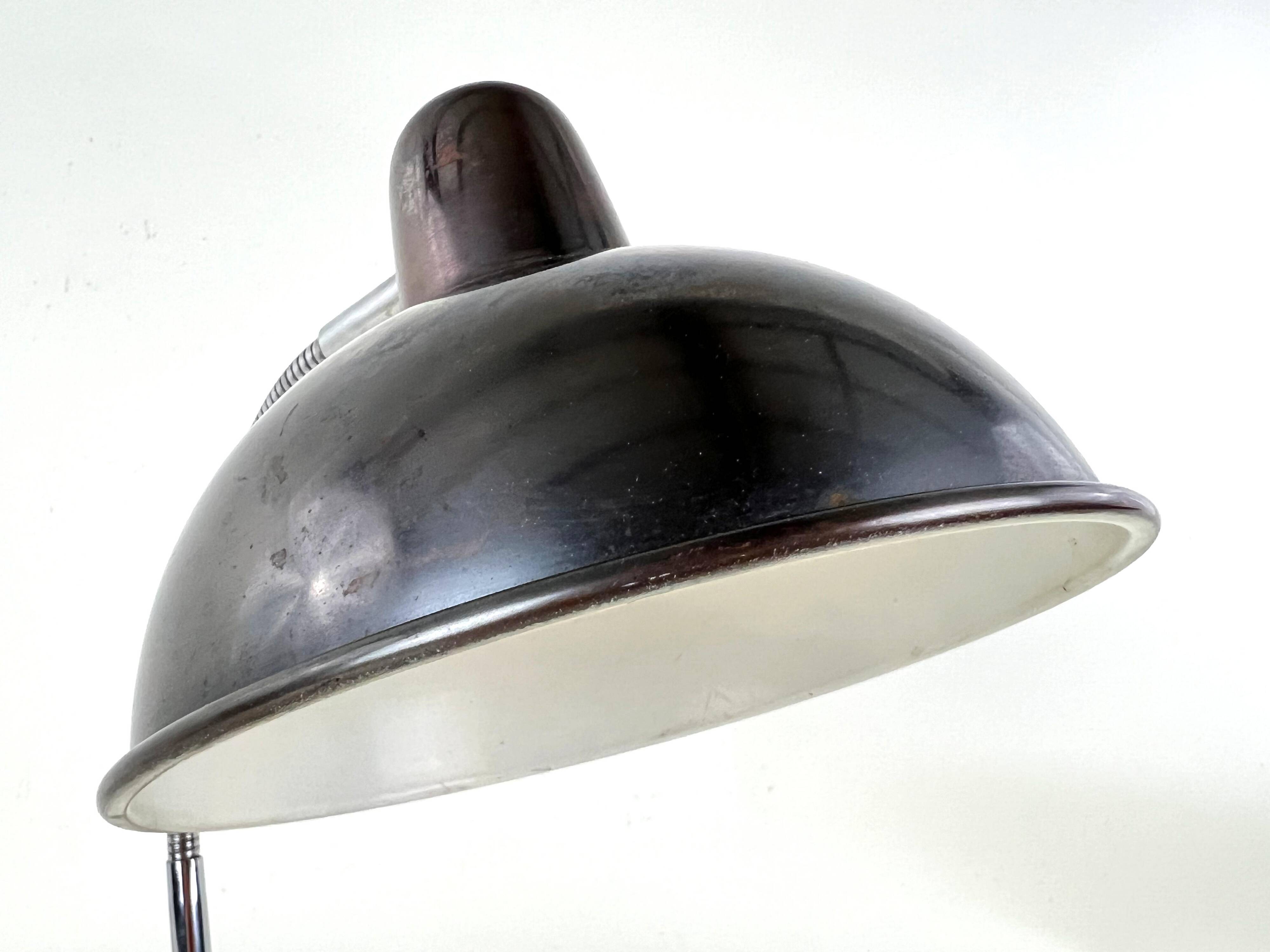 Old Table Lamp Wall Light in Aluminor Metal Vintage 50s/60s